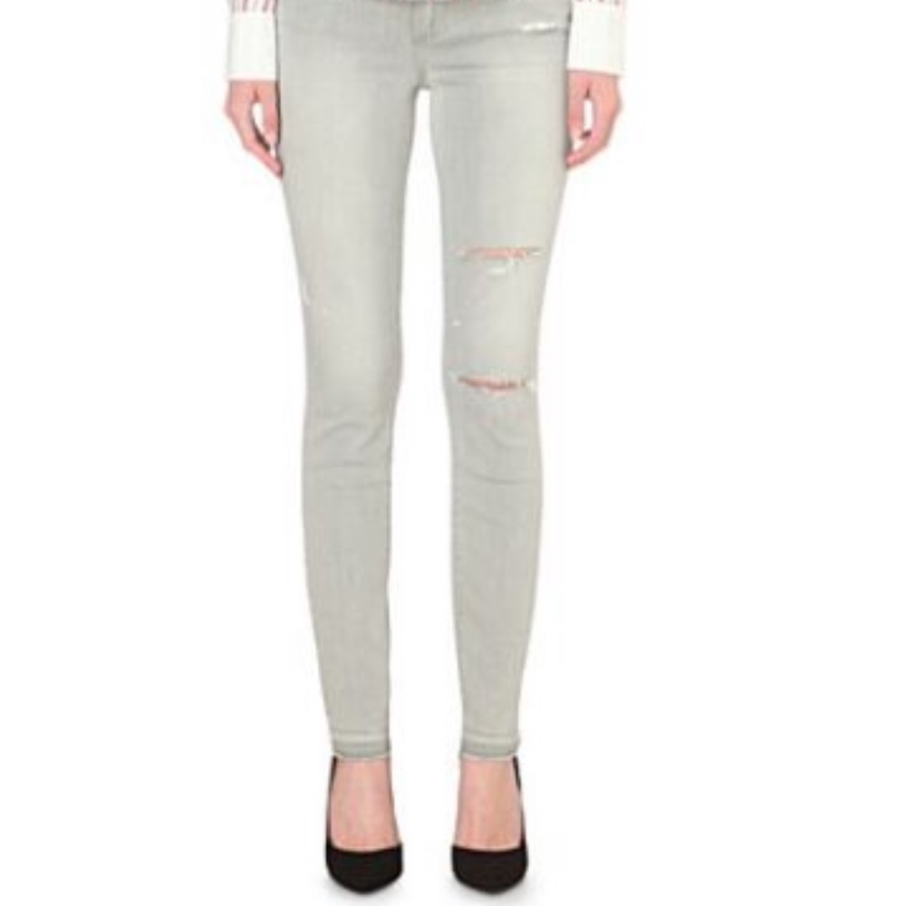 NWT Paige Verdugo Ultra Skinny Destructed Jeans - Picture 2 of 7
